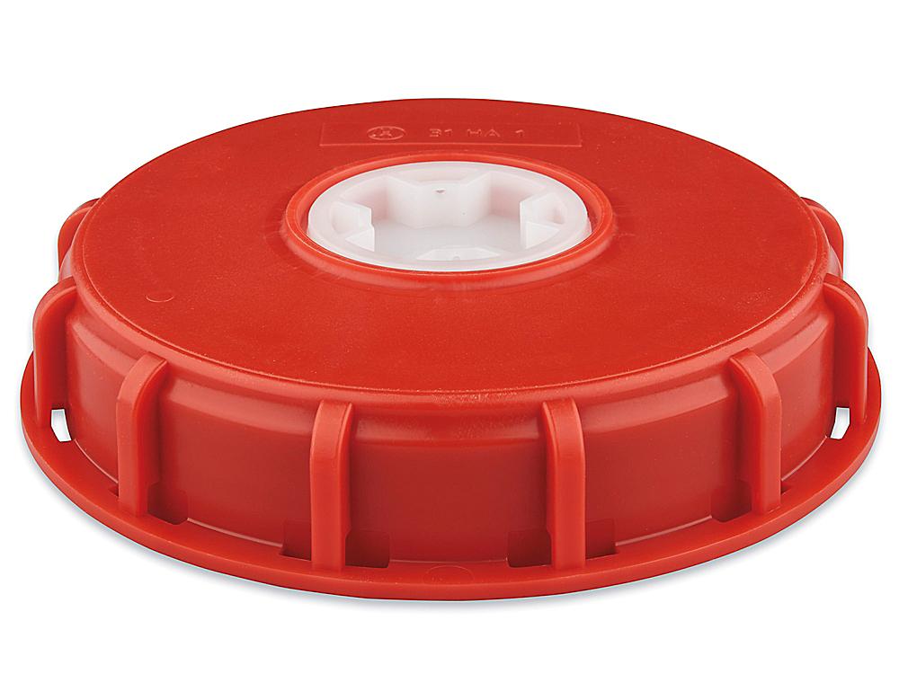 IBC cap and discharge valve components