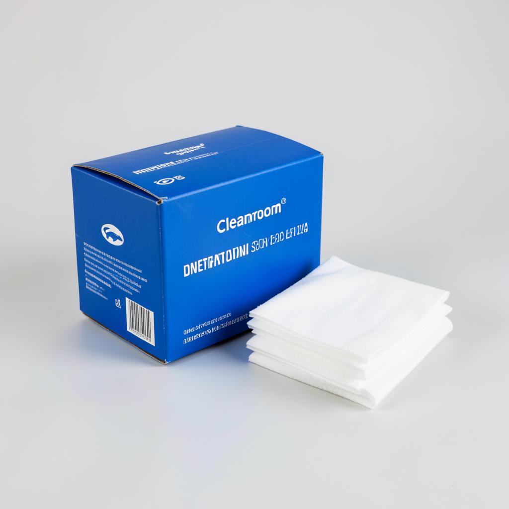 Cajas de paños industriales y telas de baja pelusa
